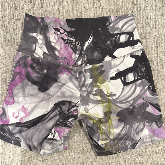 Colorful Abstract Print Shorts - Picture 2 of 3